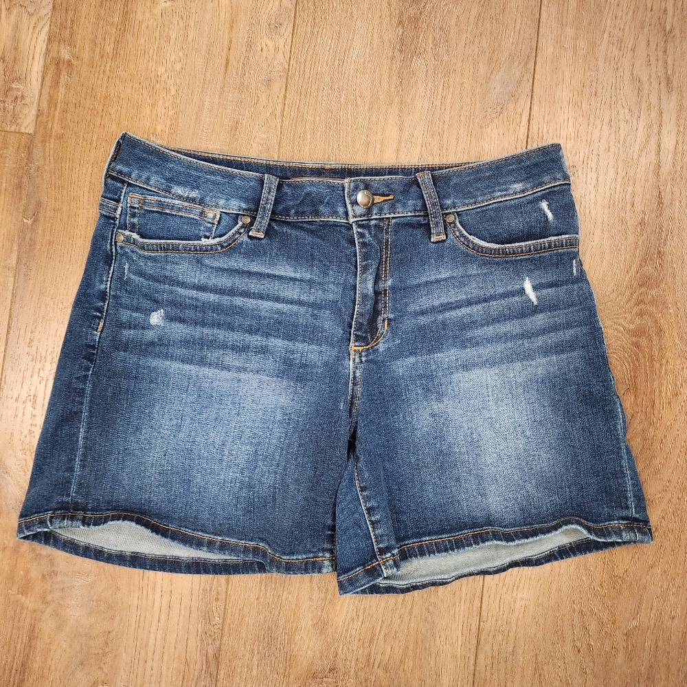 Joe's Jeans Denim Shorts Hailey Wash Light Distressing Stretch Casual size 30